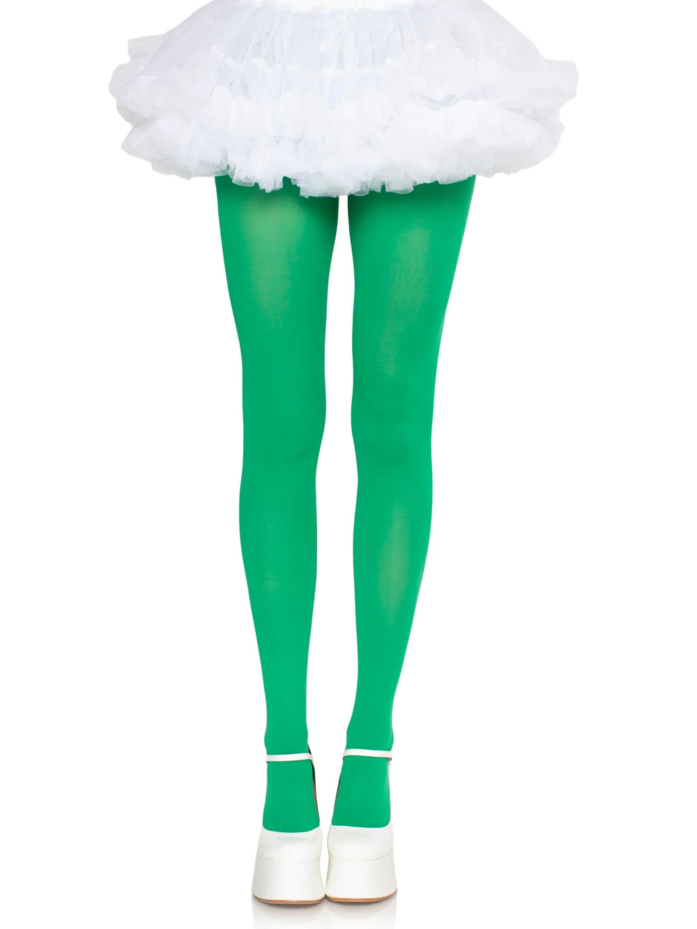 Leg Avenue - Ari Nylon Women's Tights - KELLY GREEN